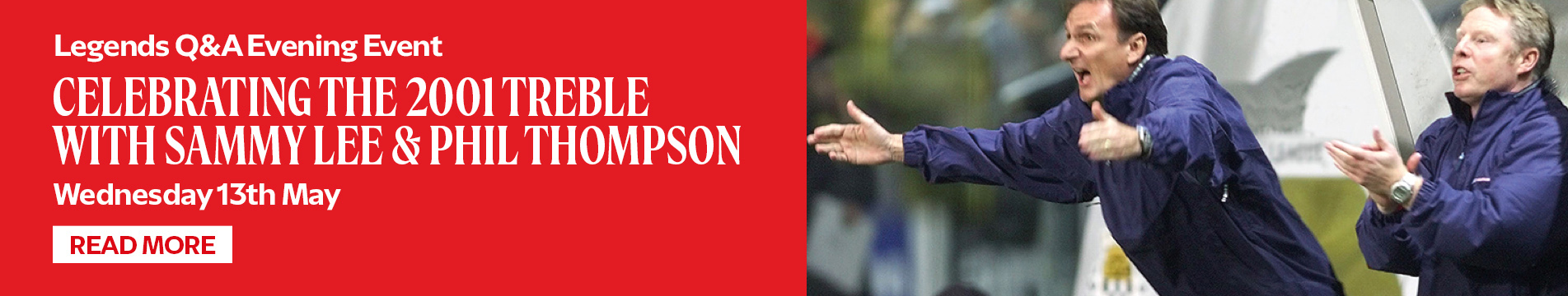 Father and children watching a match. 